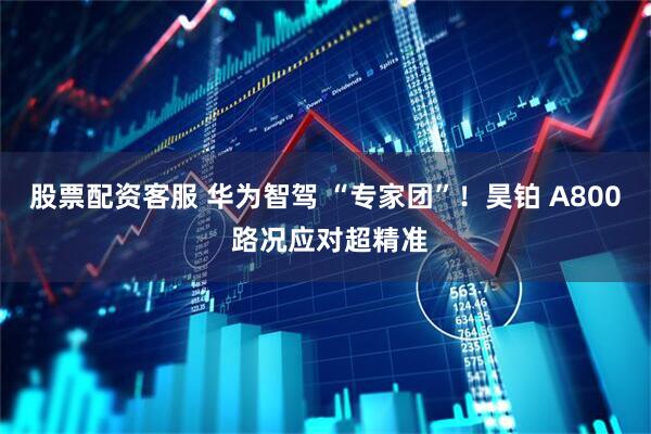 股票配资客服 华为智驾 “专家团”！昊铂 A800 路况应对超精准
